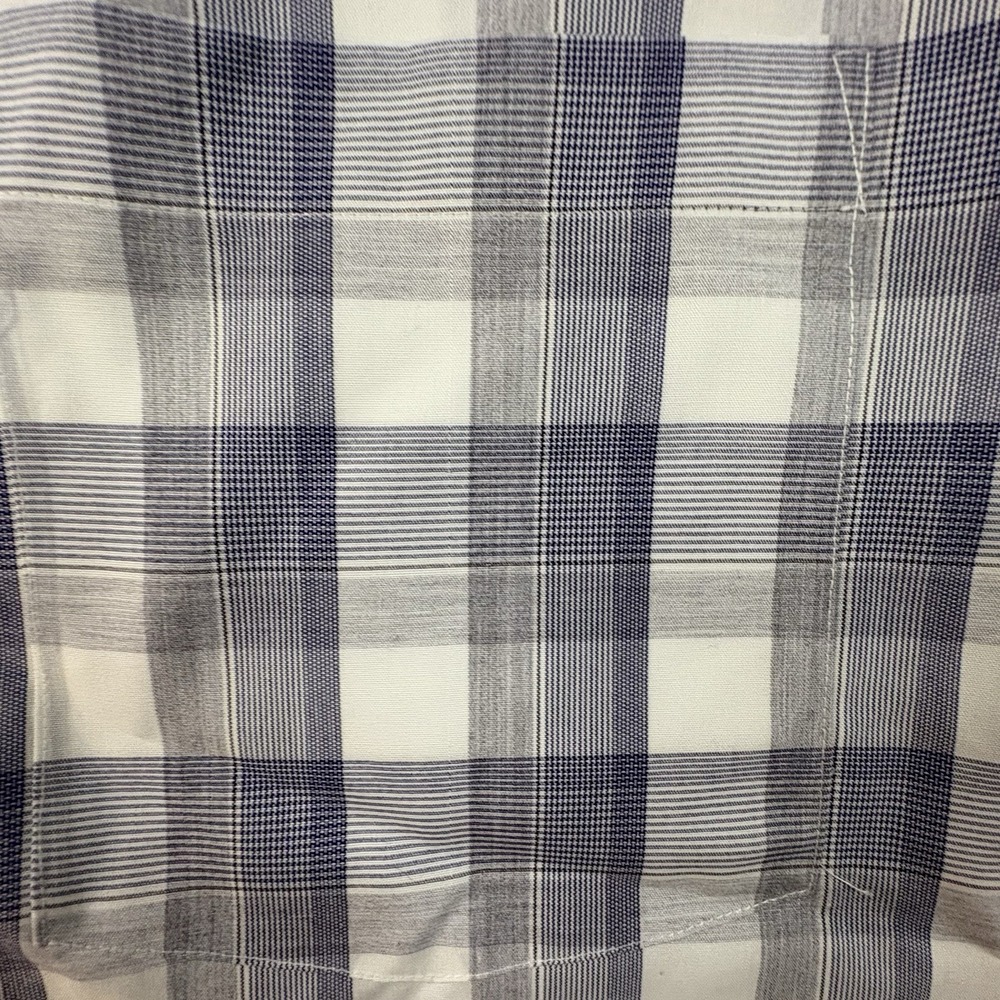 Egara Men's XL NWT Purple Plaid Non-Iron Slim Fit LS Dress Shirt SEE DESCRIPTION - Picture 7 of 16